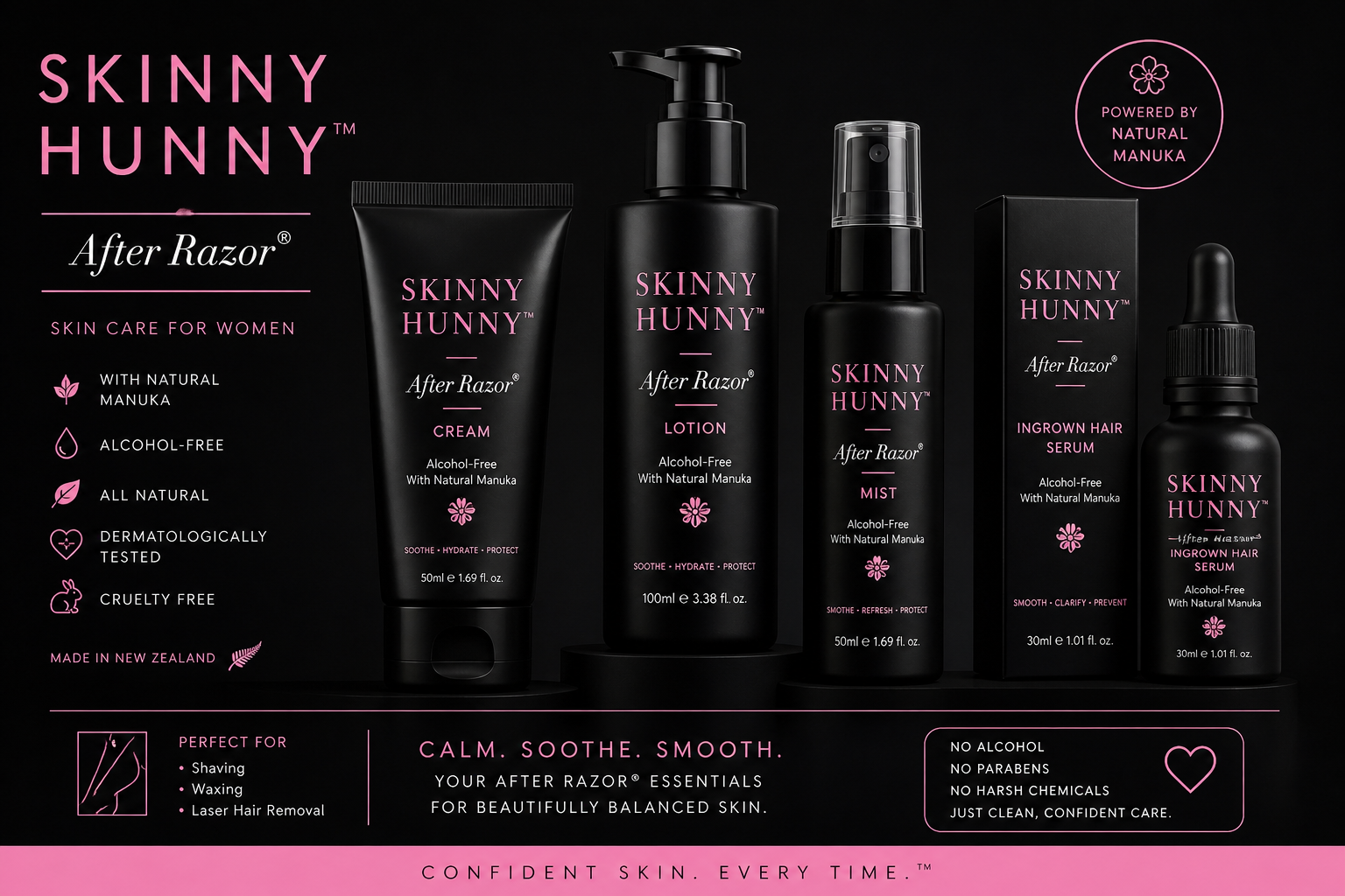 Skinny Hunny After Razor Skincare System